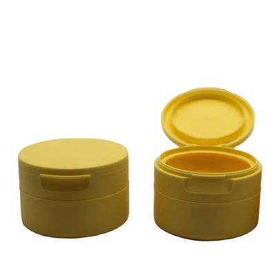 İyi fiyat 2.65oz/75g Boş Kozmetik Kavanoz Paketleme PP Plastik Kozmetik Kavanoz PMMA Yuvarlak Silindirle çevrimiçi