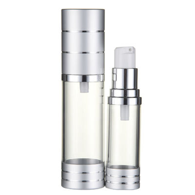 İyi fiyat 15ml 20ml 30ml 40ml 50ml Silindirik Plastik Airless Şişe AS Serigrafi çevrimiçi