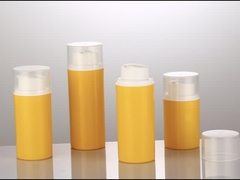 Profesyonel için Özelleştirilmiş Renkli Lüks 50ml 80ml 100ml 120ml PP Havasız Pompa Şişesi